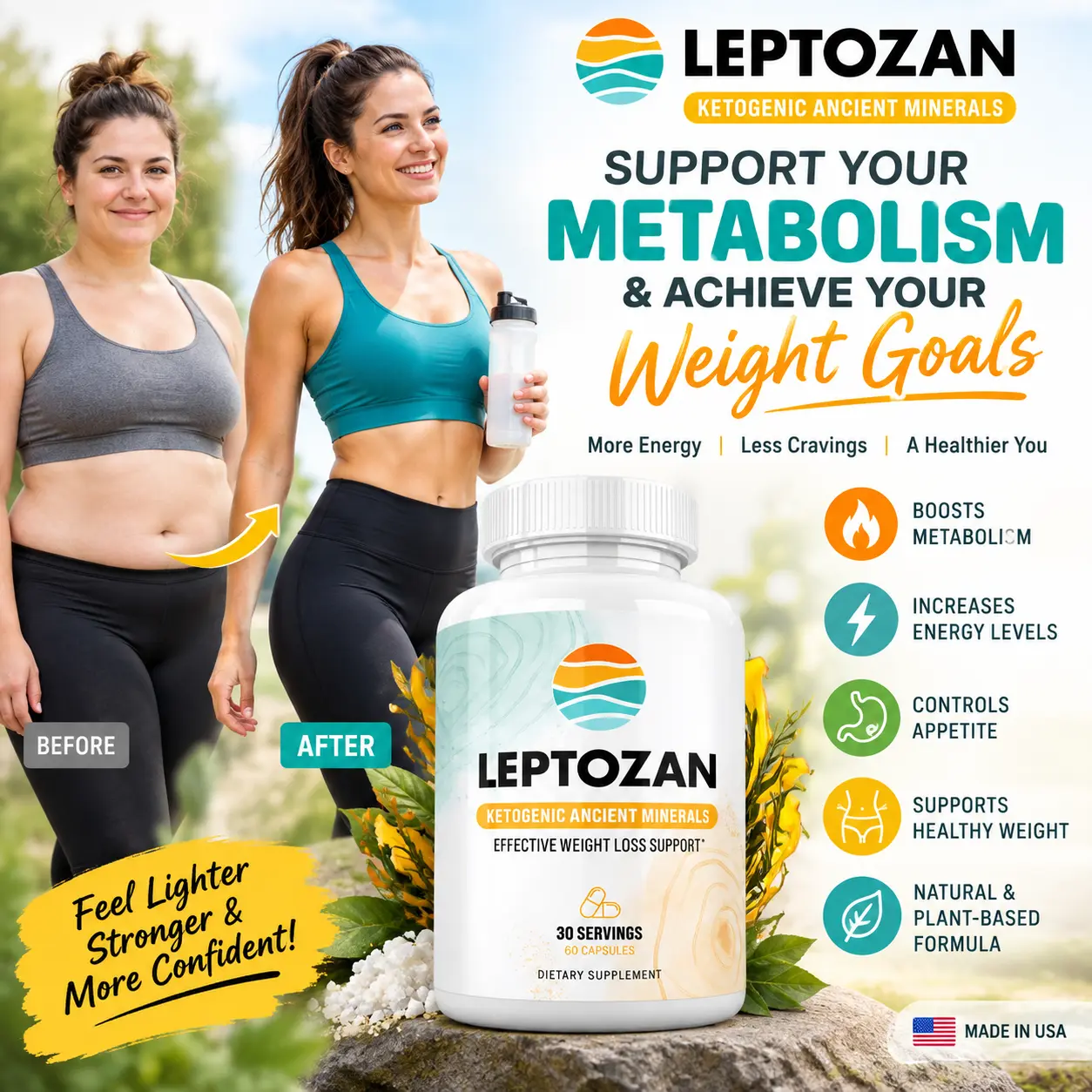 Leptozan Exogenous BHB Metabolism Support Supplement